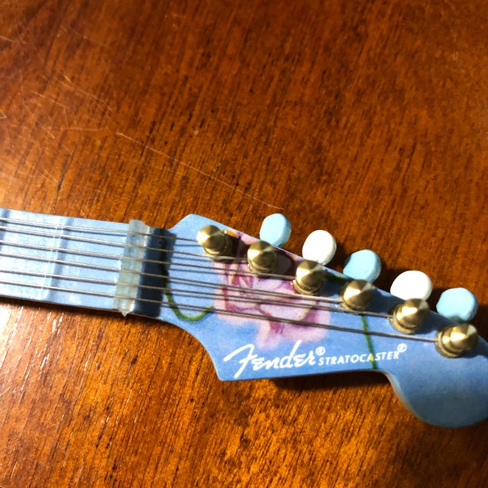 Fender mini guitar - a rose by any other name